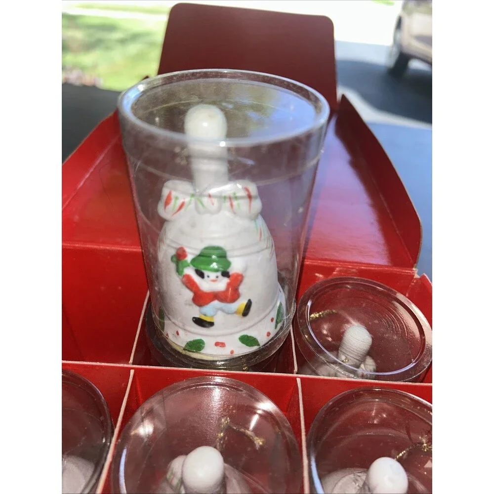 JC Penney 12 Twelve Days of Christmas Bell Ornament Collection Complete